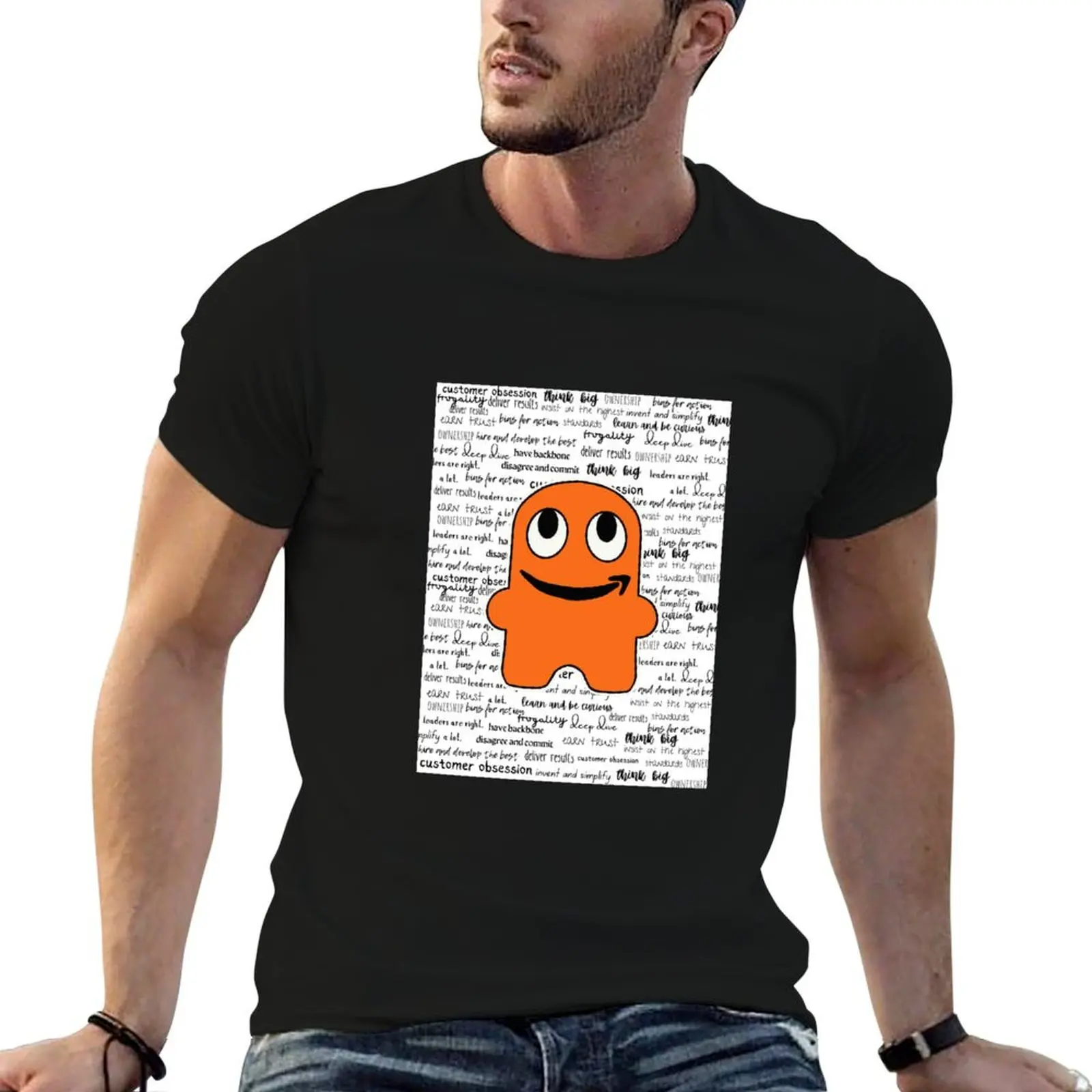 Amazon Peccy Employee Leadership Principles T-Shirt Big and Tall Gym T-Shirt
