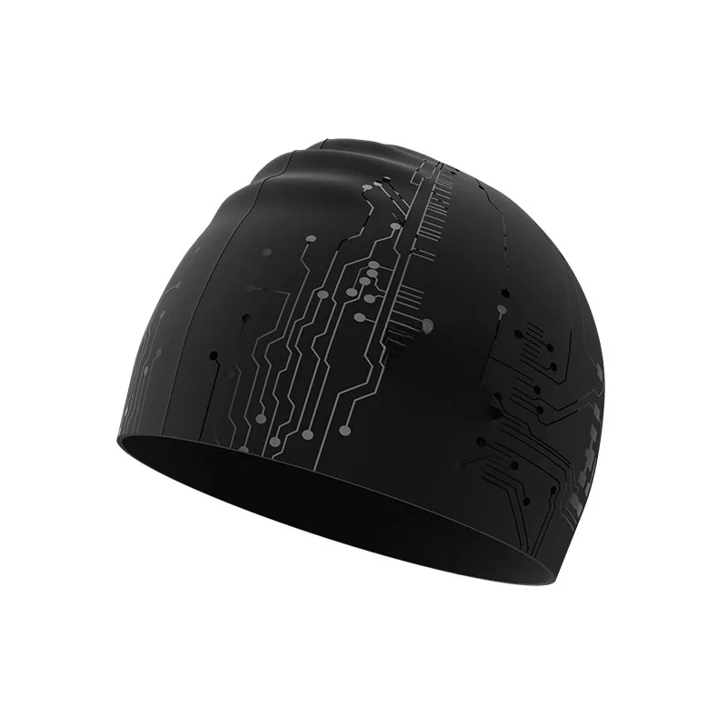 Swimming cap Unisex silicone waterproof does not restrain the head