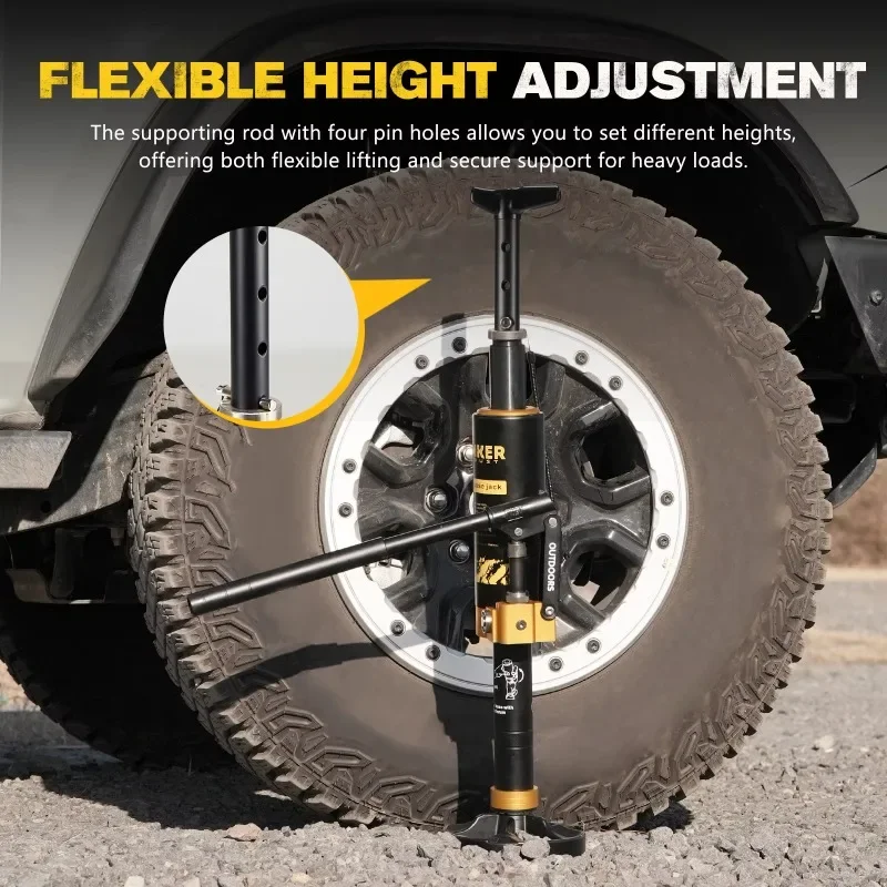 

Heavy Duty 19400lbs Portable Hydraulic Recovery Jack for Off-Road Vehicles 4x4 Truck Emergency Rescue Tool