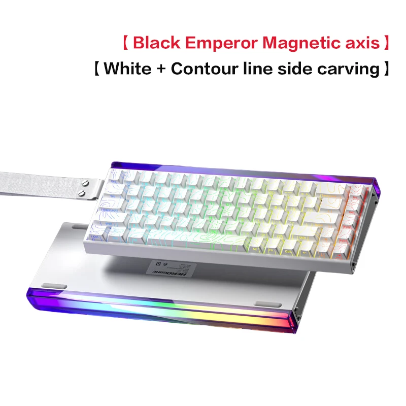 AULA HERO 68 HE Magnetic Axis Keyboard RT Wired Gaming Mechanical Keyboard with RGB Lighting 8K Polling Rate Side Engraving