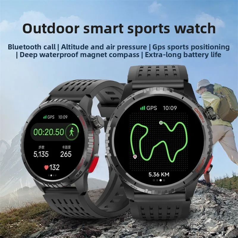 New BOZLUN Professional GPS Positioning Sports Watch for Running, Compass Heart Rate Monitoring Smart Bracelet