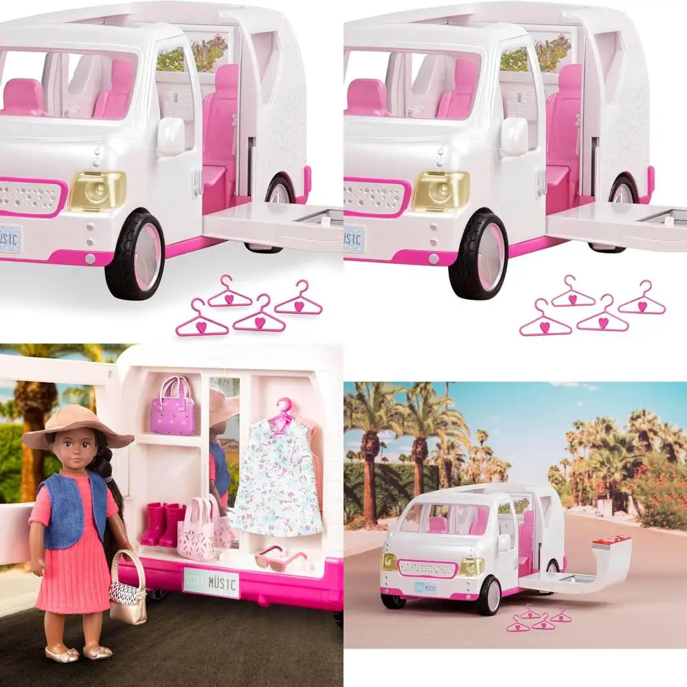 

Lori – Vehicle for Mini Dolls – Large Car for 6-Inch Dolls – Music Booth & Wardrobe – Sounds & Lights – 3+ Years– Sweet Escape L