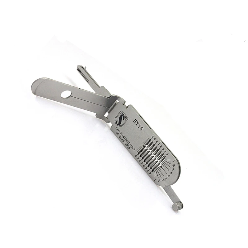 ชุดเครื่องมือซ่อมรถยนต์ Super Auto Tools HY15 สำหรับถอดรหัสและเปิดกุญแจรถยนต์ คล้ายกับ LISHI ผลิตในจีน สำหรับช่างทำกุญแจ