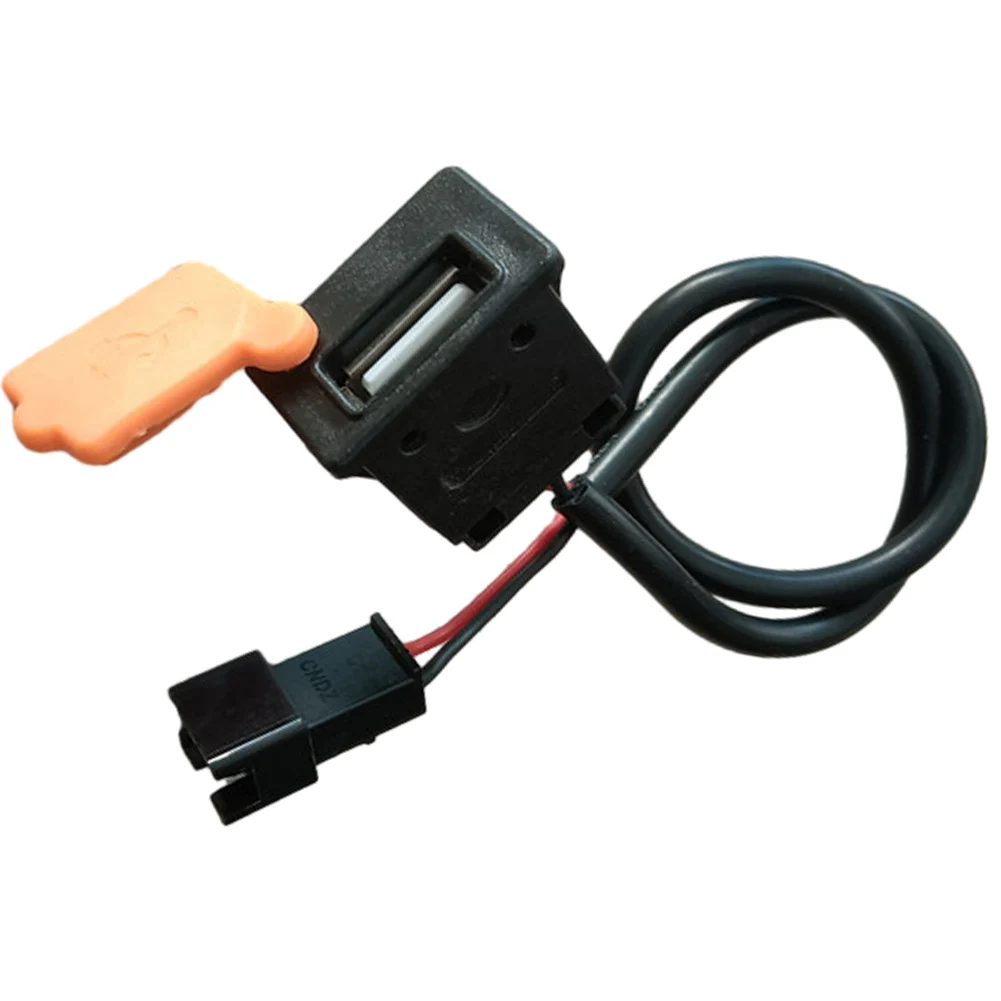 For Bikes USB Cable USB Port Black 30CM 5V Good Compatibility For Electric Bikes Motor For Ebike Soccter Motor