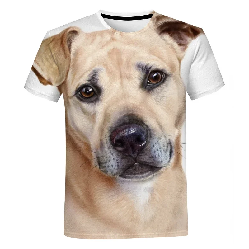 

Cute Animal Dog 3D Print T-shirt for Men Women Summer Casual Oversized T Shirt Fashion Harajuku Street Round Neck Tops Tees