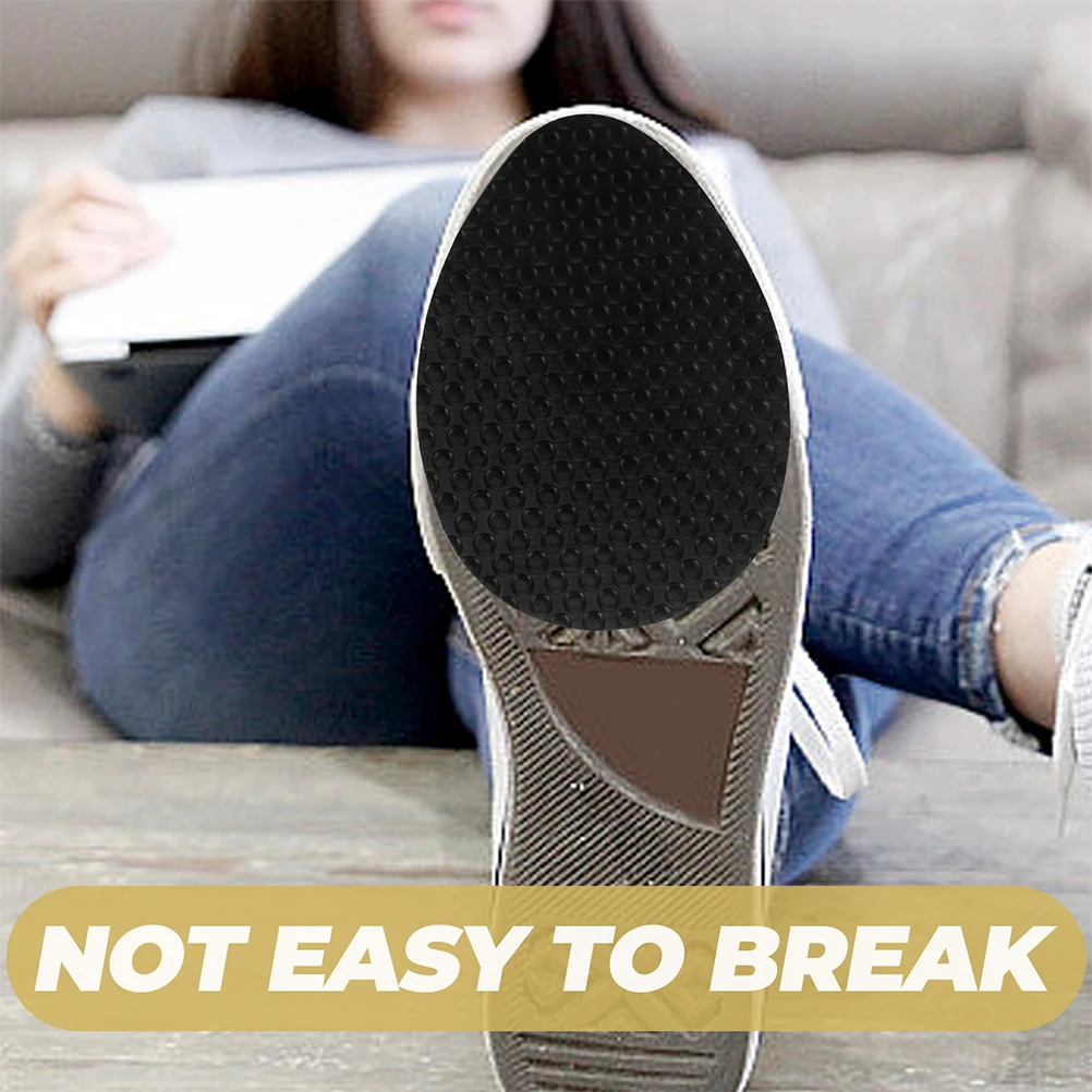 

6 Pairs Anti-slip Stickers High-heel Protective Pads Non-slip Heel Stoppers Vinyl Resin Shoes Mat Shoe Sole