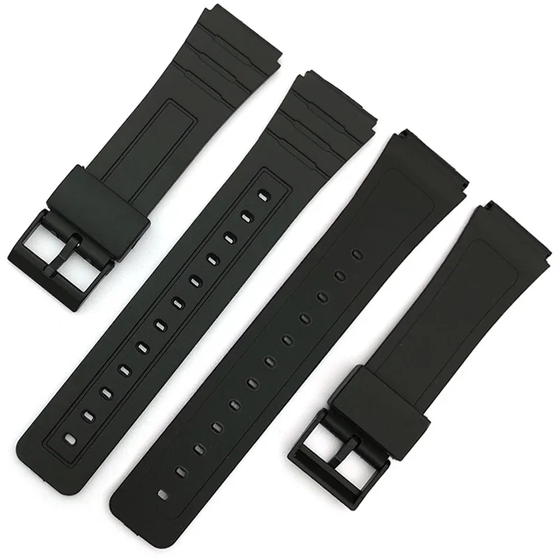 Bracelet for Casio W800H W800H A158/168 AE1200/1300 Silicone Watchband for SGW400 F91W F84 F105/108 Rubber Strap 16 18 20mm 22mm image 2