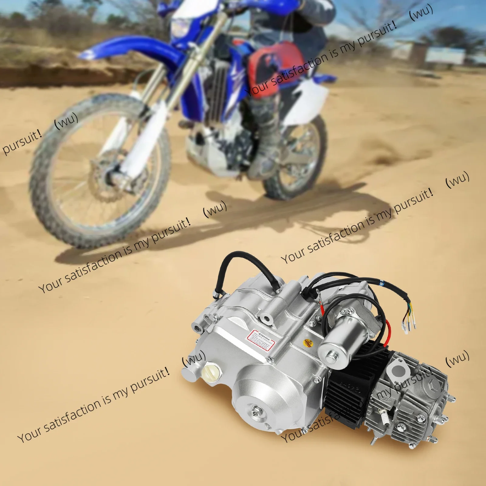ZOCI-Motor eléctrico de 4 tiempos 125CC, Motor semiautomático CDI + marcha atrás para ATV Quad Go Kart