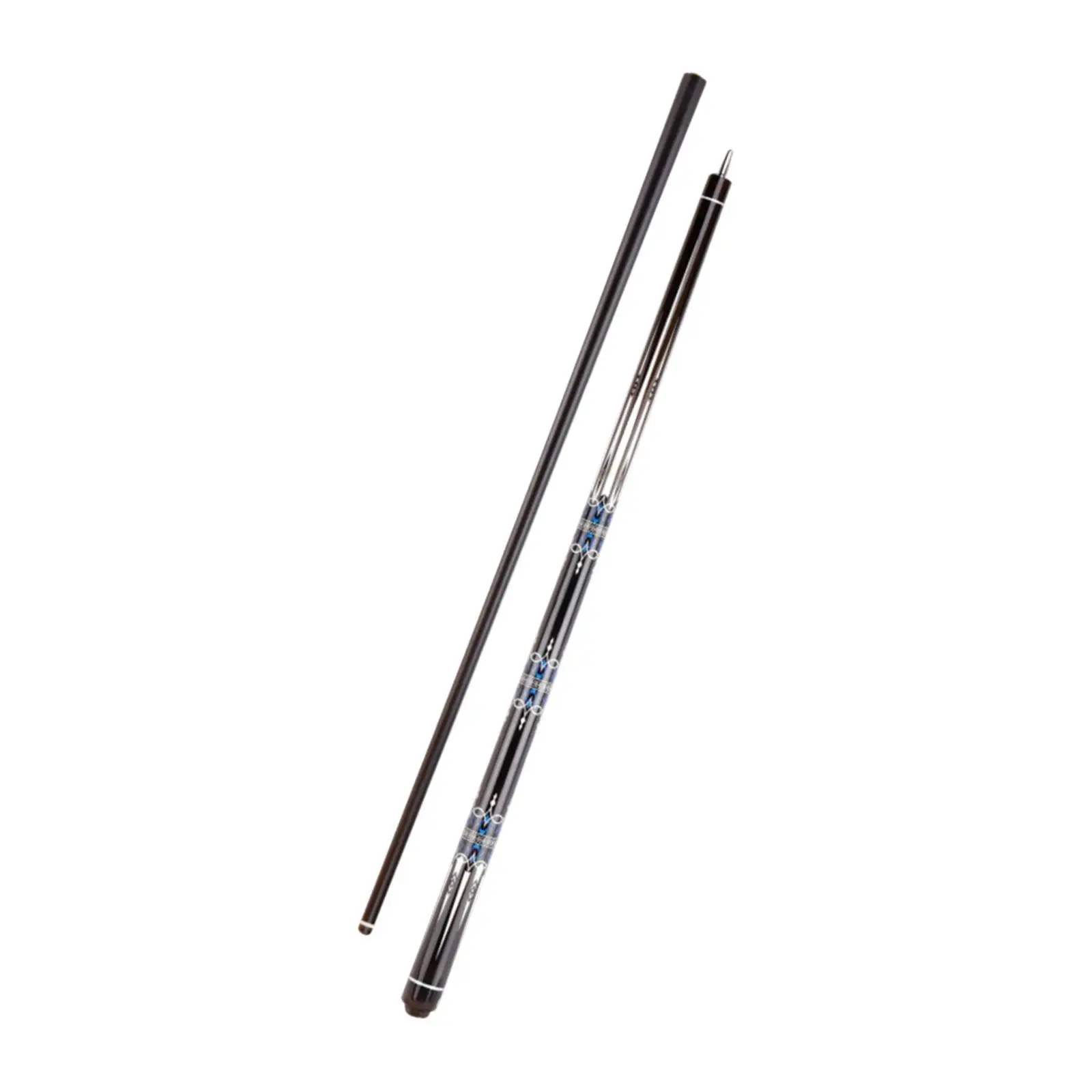 12.5mm Tip Carbon Fiber Snooker Pool Cue Two-section Billiard Stick for Professional Game and Training