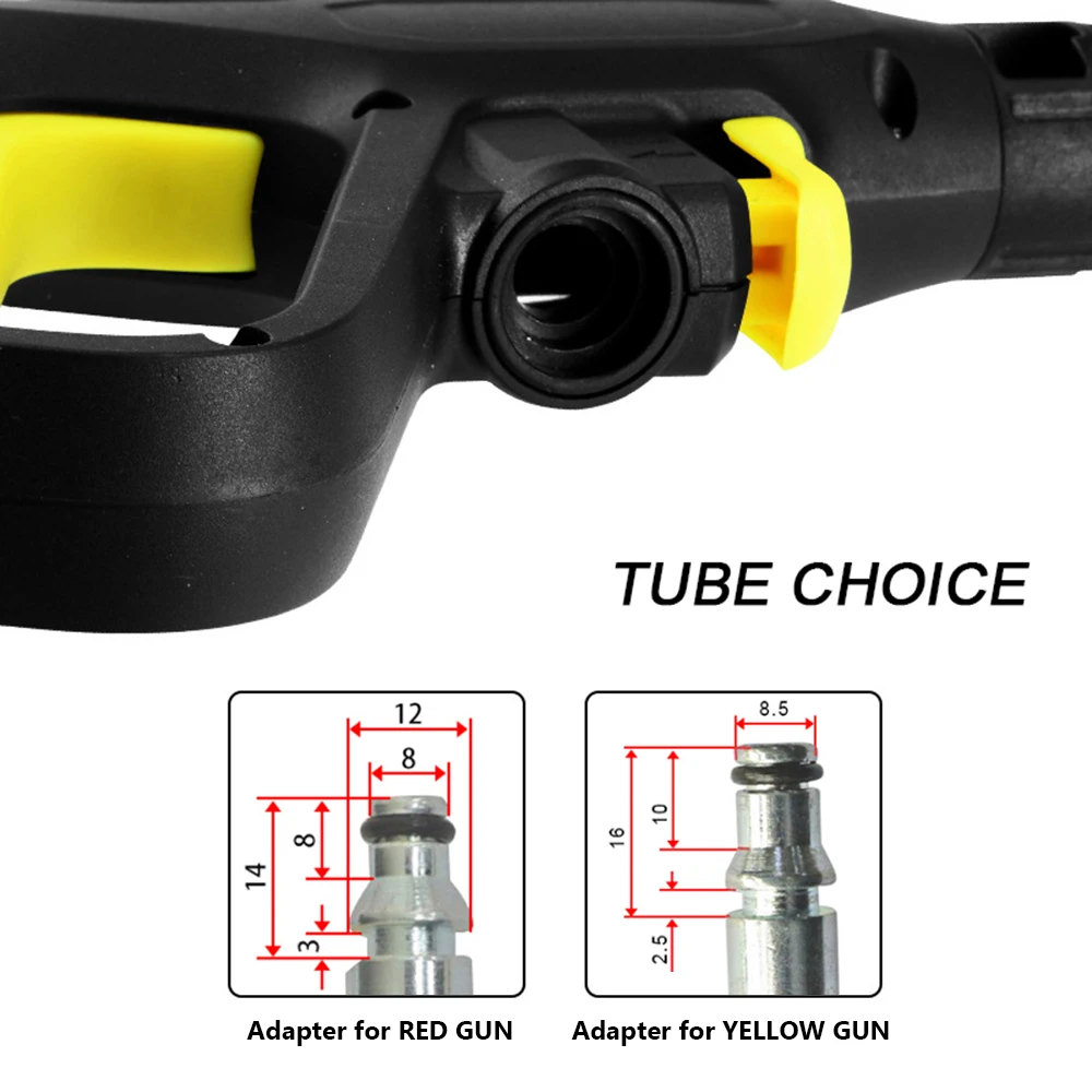 JUNGLEFLASH-pistola de lavado de alta presión para coche, arandela de fregadero, pulverizador de agua para YILI Karcher Elitech Interskol, Lavor