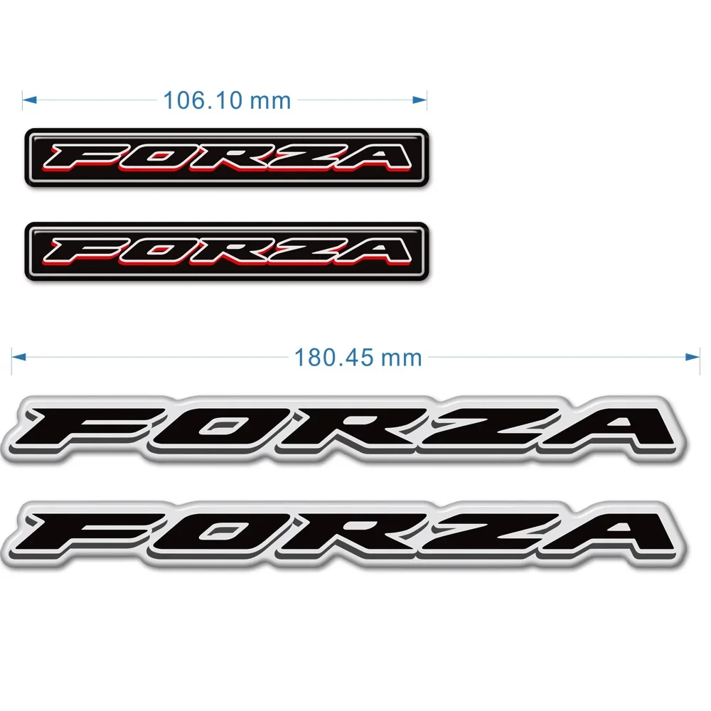 For Honda FORZA 125 300 Motorcycle Scooter Decoration Stickers Emblem Logo Mark Symbol Side Fairing