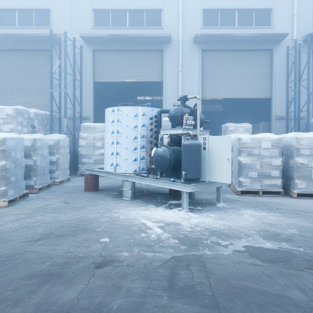 Flake Ice Cooling Solution Industrial Flake Ice Machine  10t 15t 20T 25T 30T CE Certification
