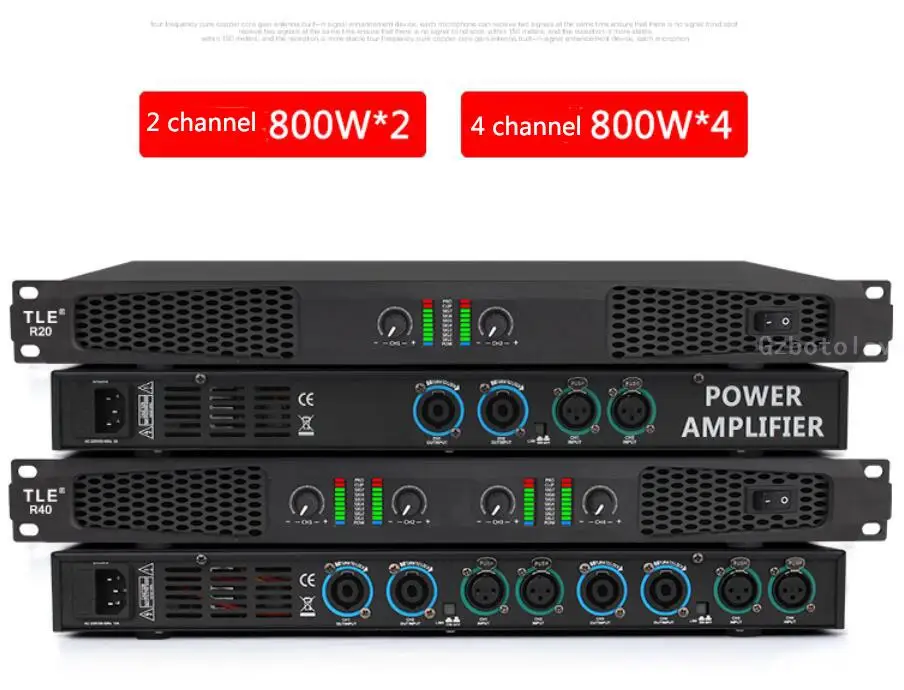 고출력 전문 포스트 그레이드 디지털 컨퍼런스 앰프, 웨딩 무대 공연, 오디오 엔지니어링 파워 앰프, 1U