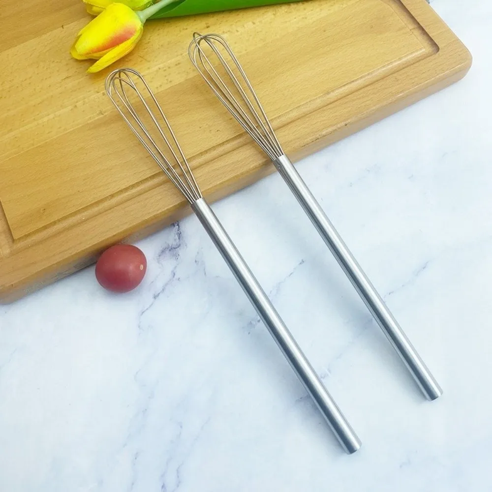 Manual Operation Stainless Steel Wire Whisk Nonstick Wire Handheld Egg Beater Efficient Labor-saving Stirring Bar Cream Whiskin