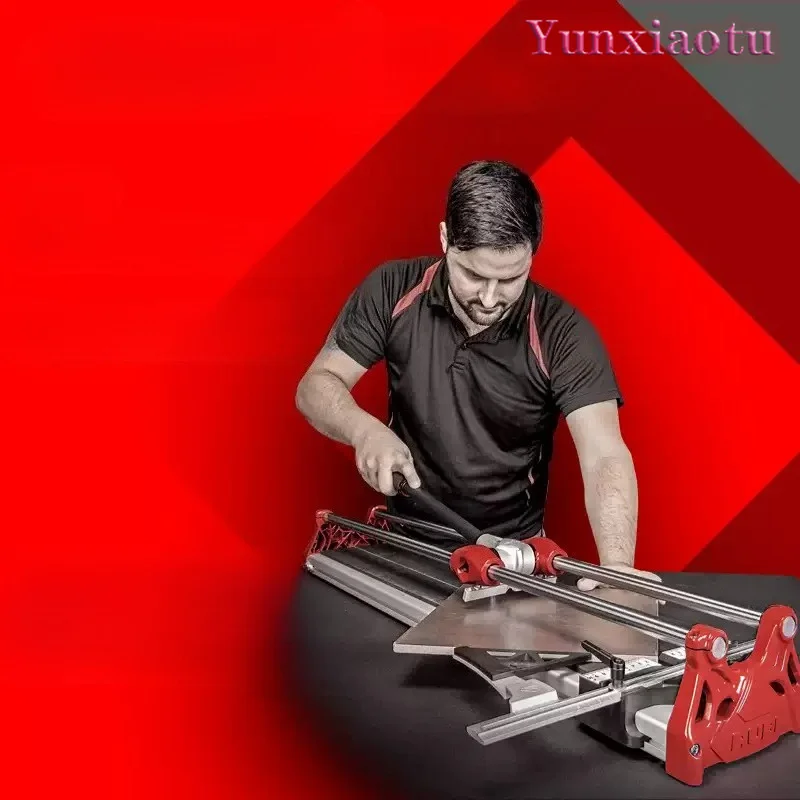 Push Knife Tile Cutter, High-Precision Manual Floor Tile Cutting Tool, Durable Aluminum Alloy Construction Professional Use