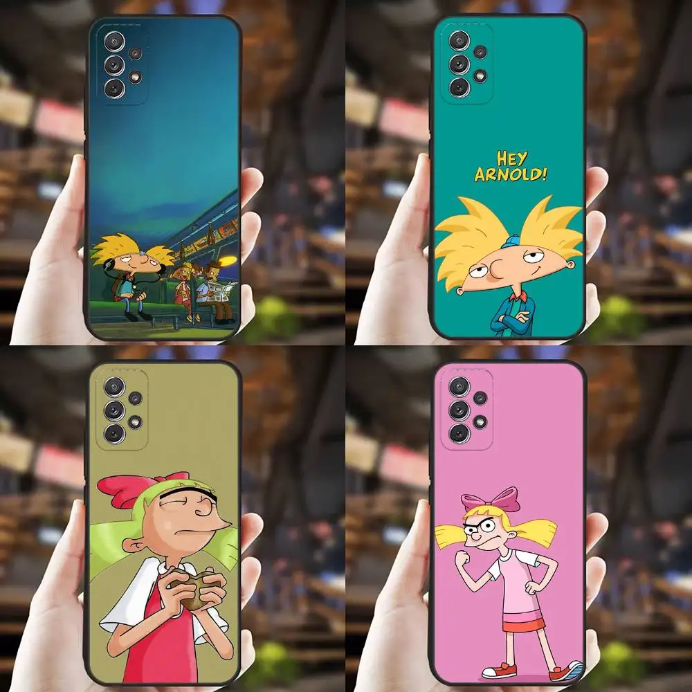 

Hey Arnold Helga Phone Case For Samsung S25,S24,S21,S22,S23,S30,Ultra,S20,Plus,Fe,Lite,Note,10,9,5G Black Cover
