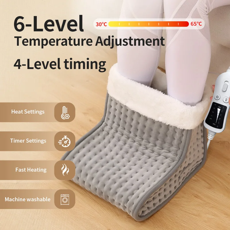 Hot-selling heating foot warmer, soft, machine washable, winter warm foot warmer company artifact
