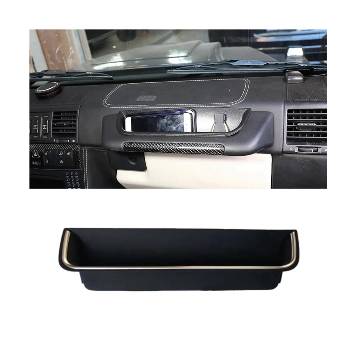 Car Storage Box Accessories for - G-Class W464 G500 G63 G350 G500 Interior Accessories Organizers