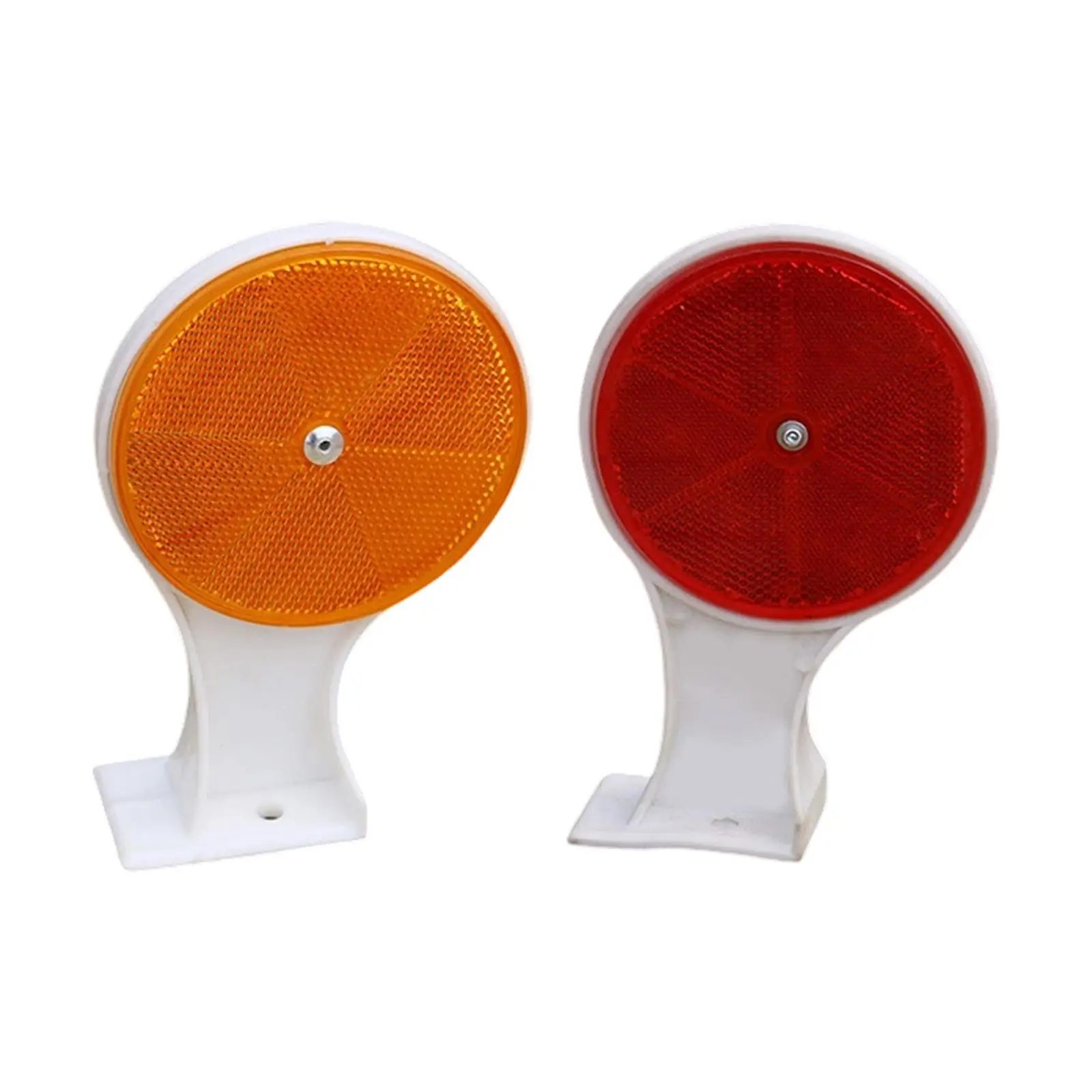 Driveway Marker Versatile Weatherproof Round Reflector, Road Marker Warning Sign for Freeways, Garden Towing Emergency