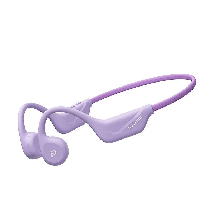 POLVCDG Open Bone Conduction Fiets-oordopjes Bluetooth 5.4 Oordopjes Buitensport Hardloop-oordopjes X1