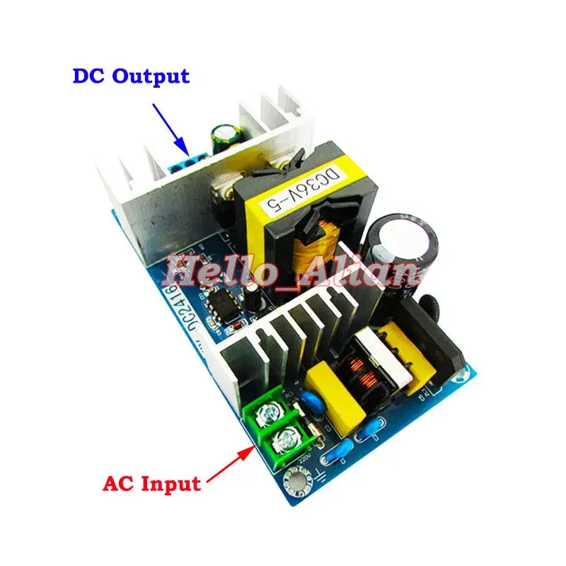 AC-DC Isolate Switch Power Supply Module AC110V 120V 220V 230V to DC 36V 5A 180W High Power Switch Power Supply Board