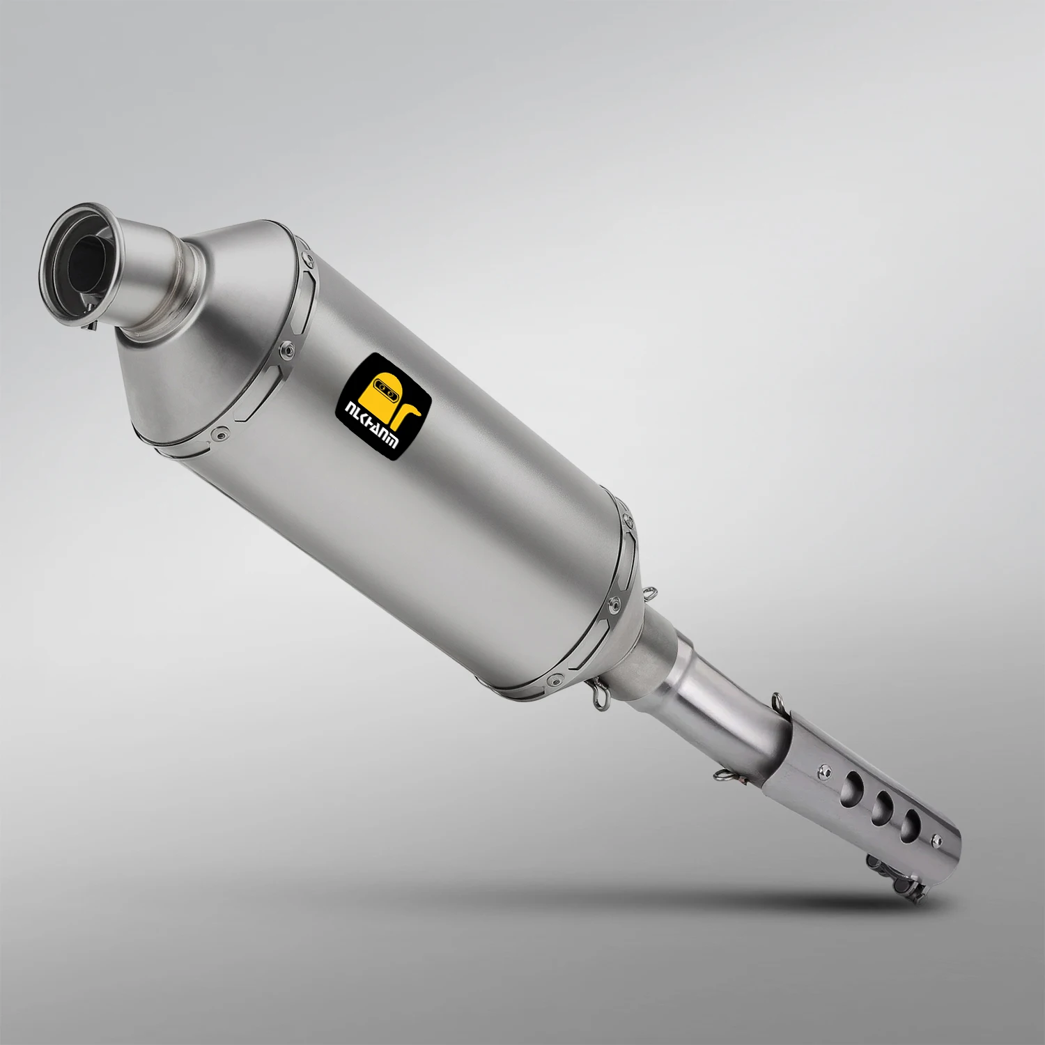 

Motorcycle Exhaust System moto Middle Link Pipe Connect Tail Tube 51mm Muffler For Tenere700 T700 2019-2023