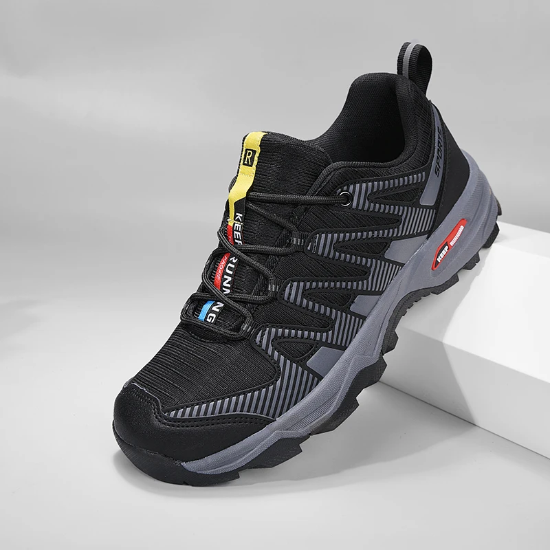 Buty do kolarstwa górskiego LiXingMing Męskie niebieskie, duże, rozmiary do 48 # Antypoślizgowe, bez zamka, rower MTB, turystyka na świeżym