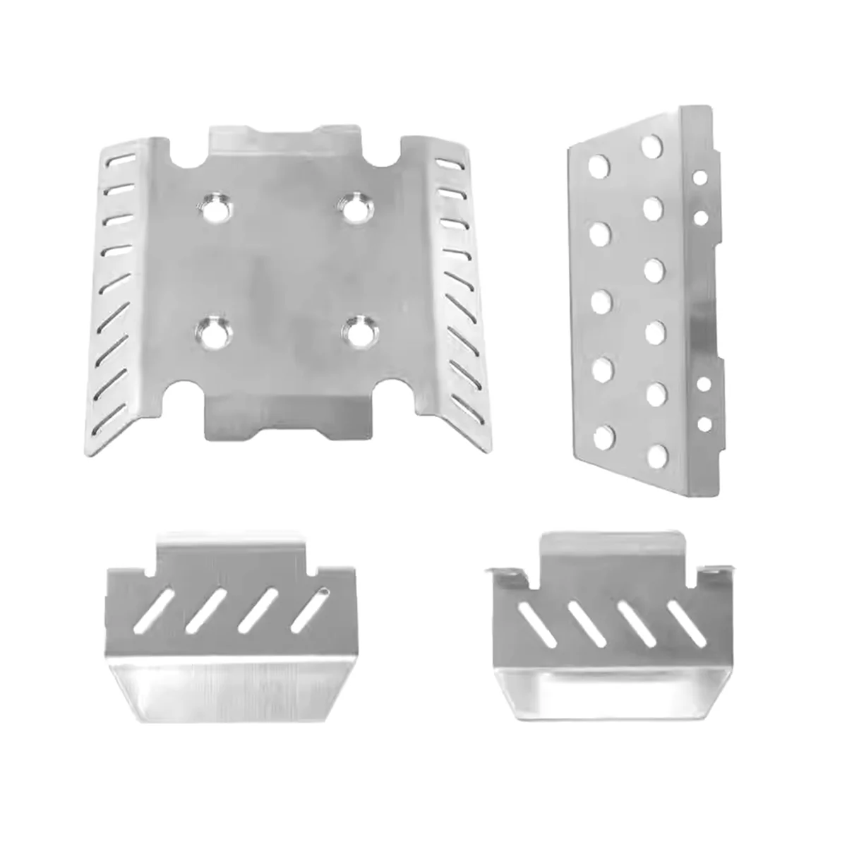 Zestaw metalowego podwozia + zestaw osłon osi dla 1/8 MJX Allrock 1/8 H8h V1v2 części do zdalnie sterowanego samochodu