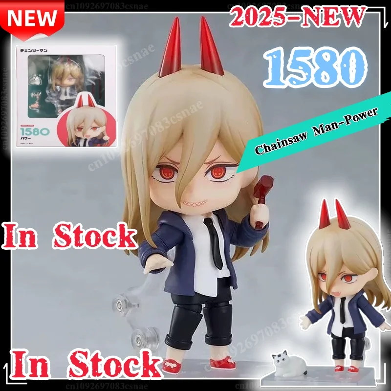 10 cm Chainsaw Man Power Q Versie Nendoroid Action Figure Verwisselbare Gezicht Anime Figuur PVC Model Speelgoed Met Stand Decor gift