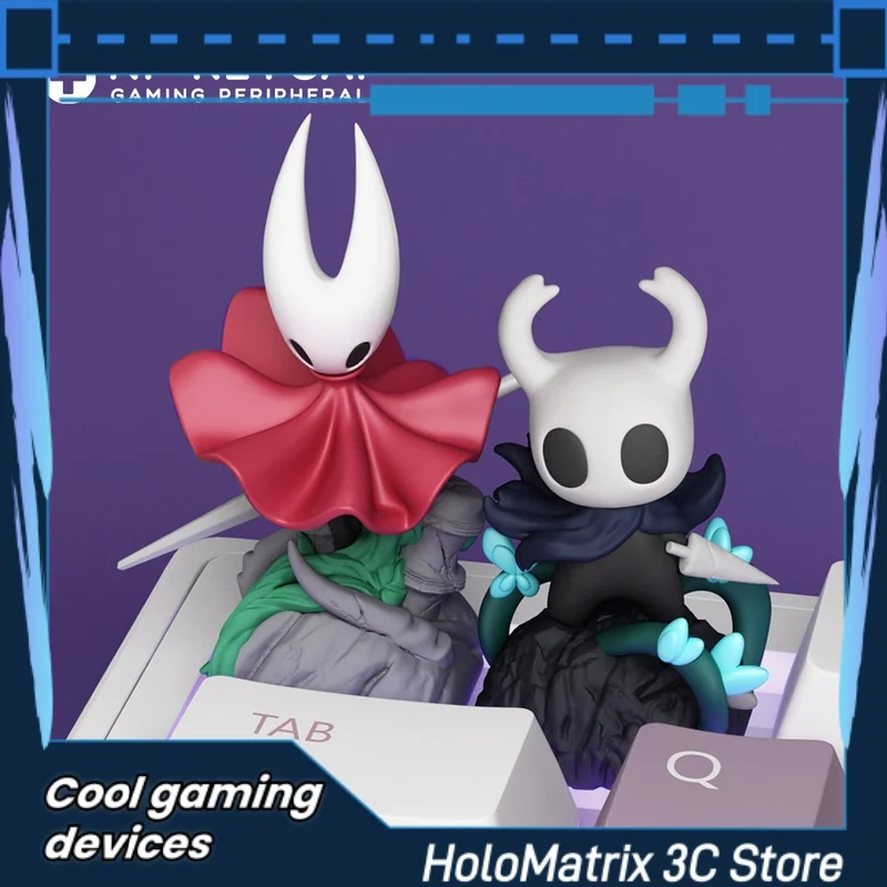 

Полые колпачки для клавиш Knight Nuu, колпачки для клавиш с персонажами, игровая тема, колпачки для ключей Esc, персонализированные колпачки для клавиш, колпачки для механической клавиатуры