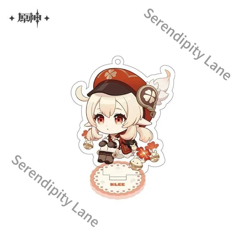 Genshin Impact Venti Klee Eula Ganyu Series Character Acrylic Small Standing Sign Gift Goods Ambitus Colleagues Cosplay Tab Seri