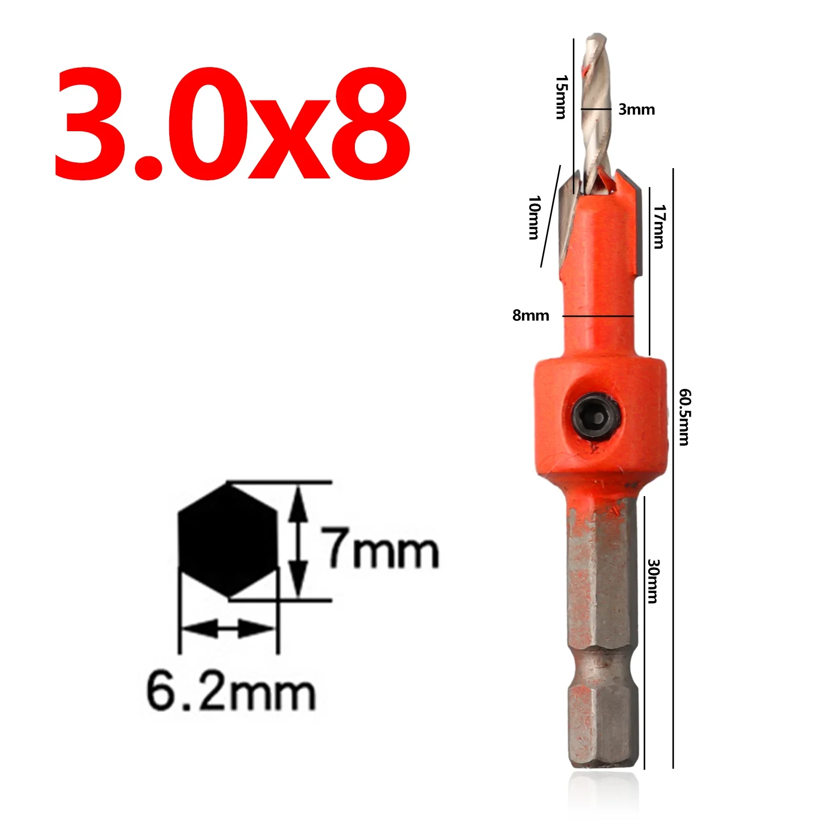 1pc Countersink Drill Bit 1/4\