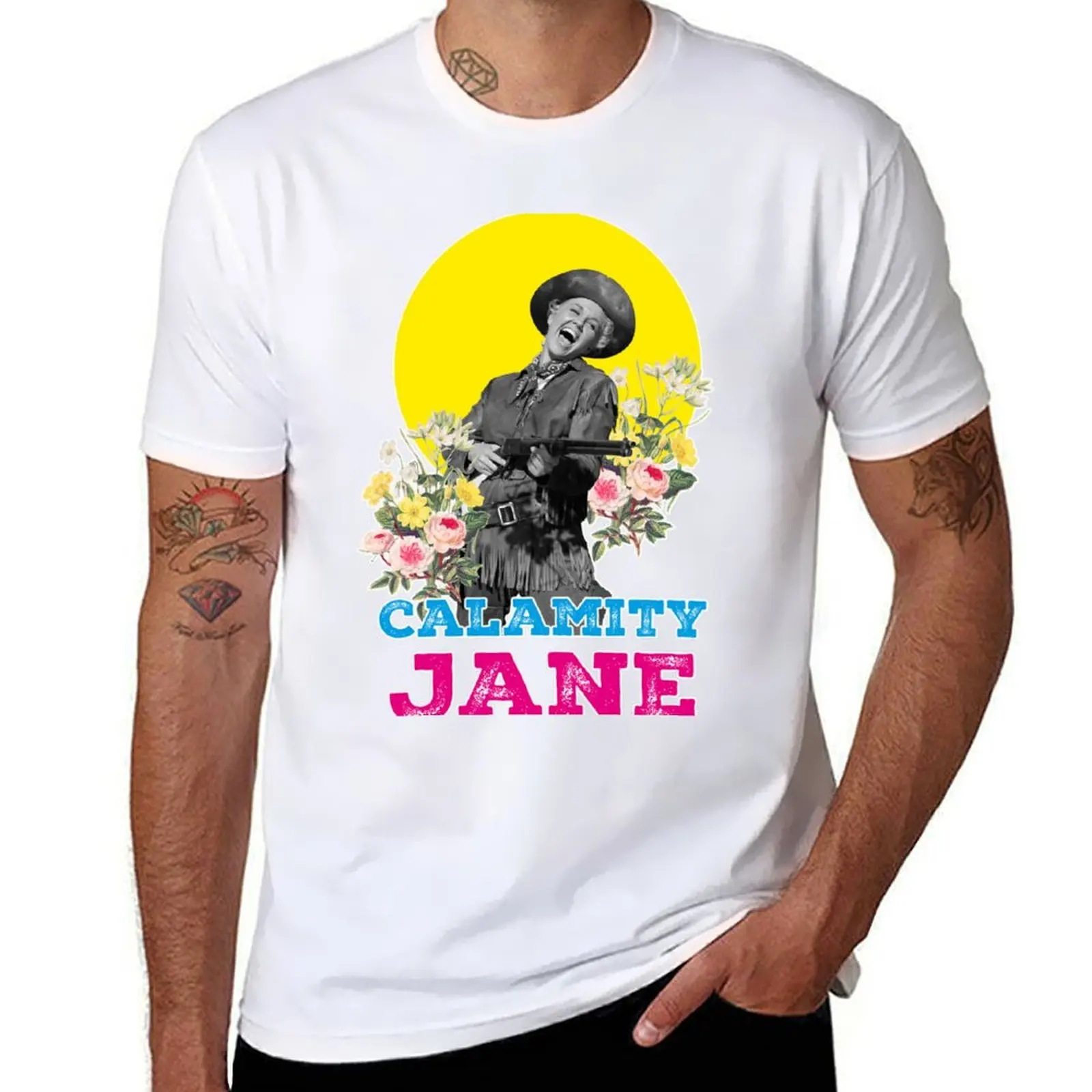 

Calamity Jane, film, 50s T-Shirt funny t shirts cotton man t shirt cotton high quality T-Shirt