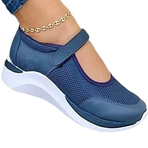 Zapatillas de deporte vulcanizadas para mujer, zapatos planos de alta calidad, a la moda, talla grande 43