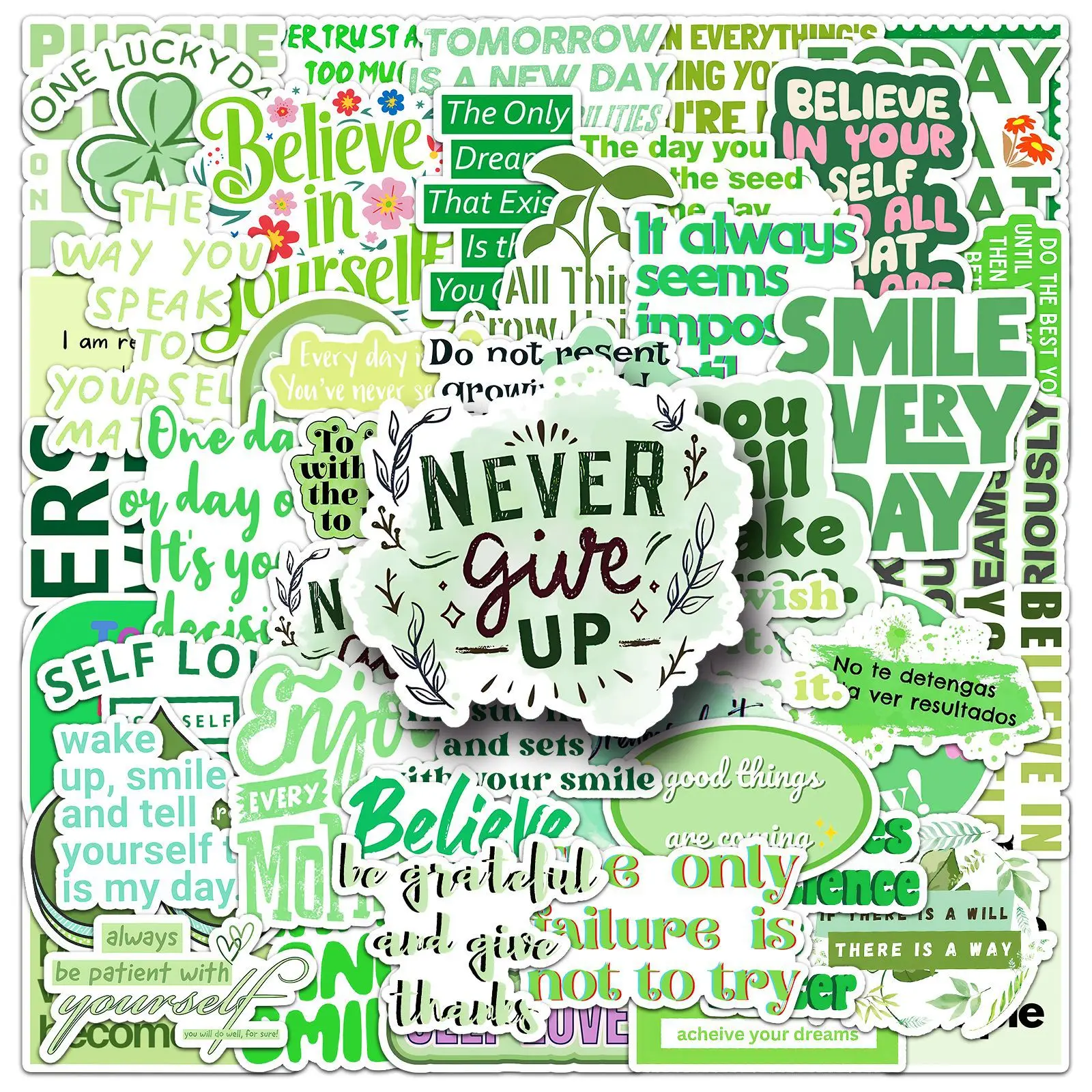 50Pcs Green Energy … - image