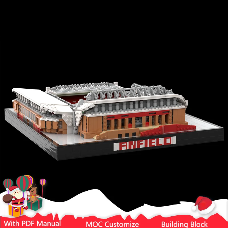 

2204 шт. MOC спортивный стадион футбольное поле модель строительные блоки наборы образовательные сборочные кирпичи рождественские подарки для семьи