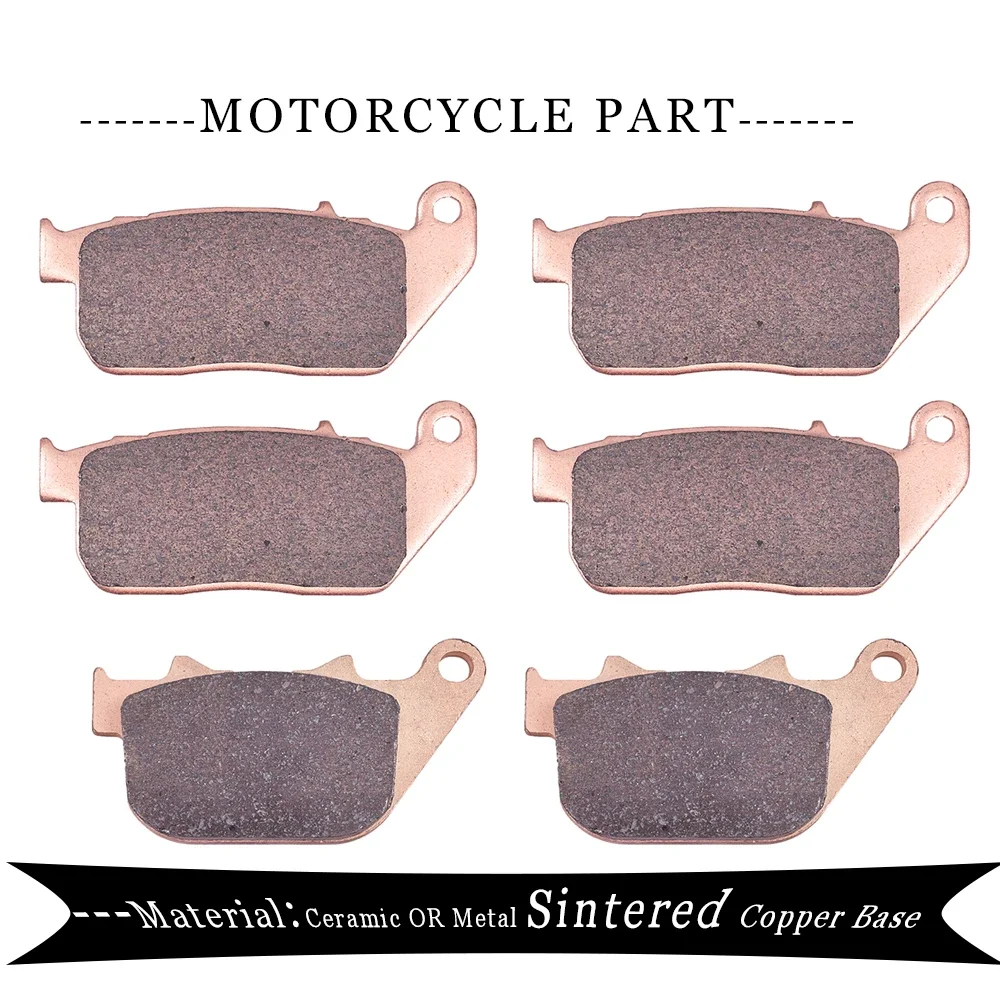 

Copper Base Brake Disc Sintered For HAR/LEY DAVIDSON 883 XL883R Sportster R XL 883 XL883 Roadster883 Motor Front Rear Brake Pads