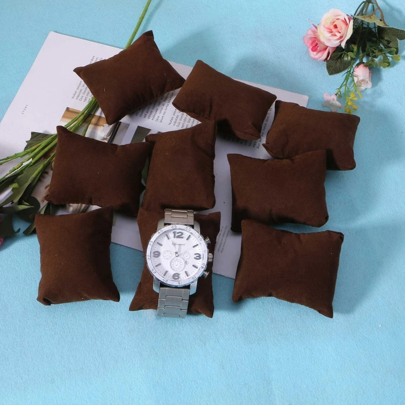 10 Pcs  Bracelet Pillow Multicolor Jewelry Pillow Watch Bracelet Cushion Display Stand Set Jewelry Pillow Bag