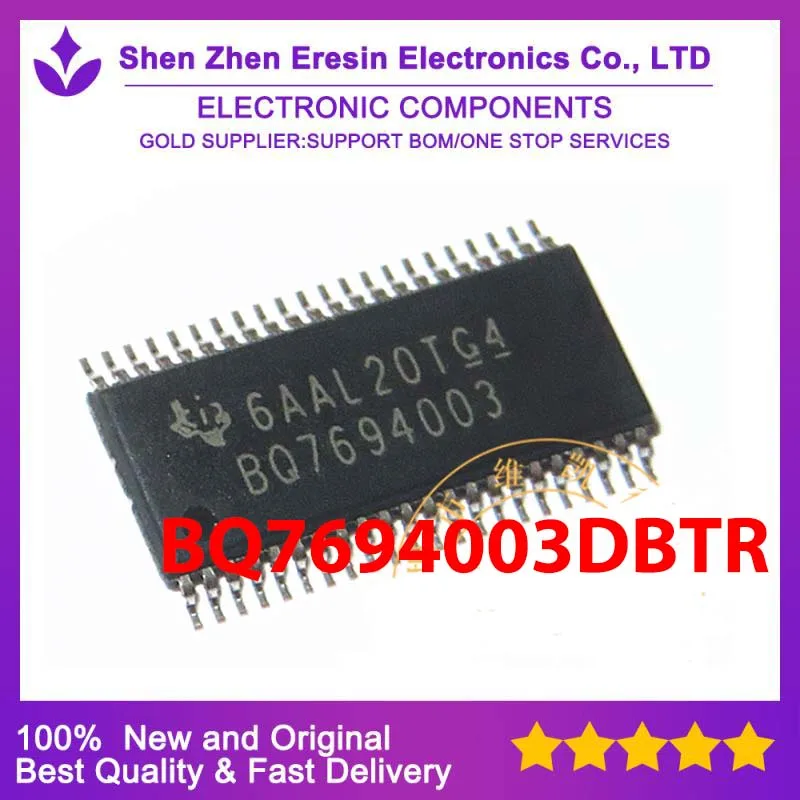 Free shipping   10PCS/LOT BQ7694003DBTR   AP3771BK6TR-G1 FGH20N60UFD DSA340200L RT9167-28CB FDV301N  New and original