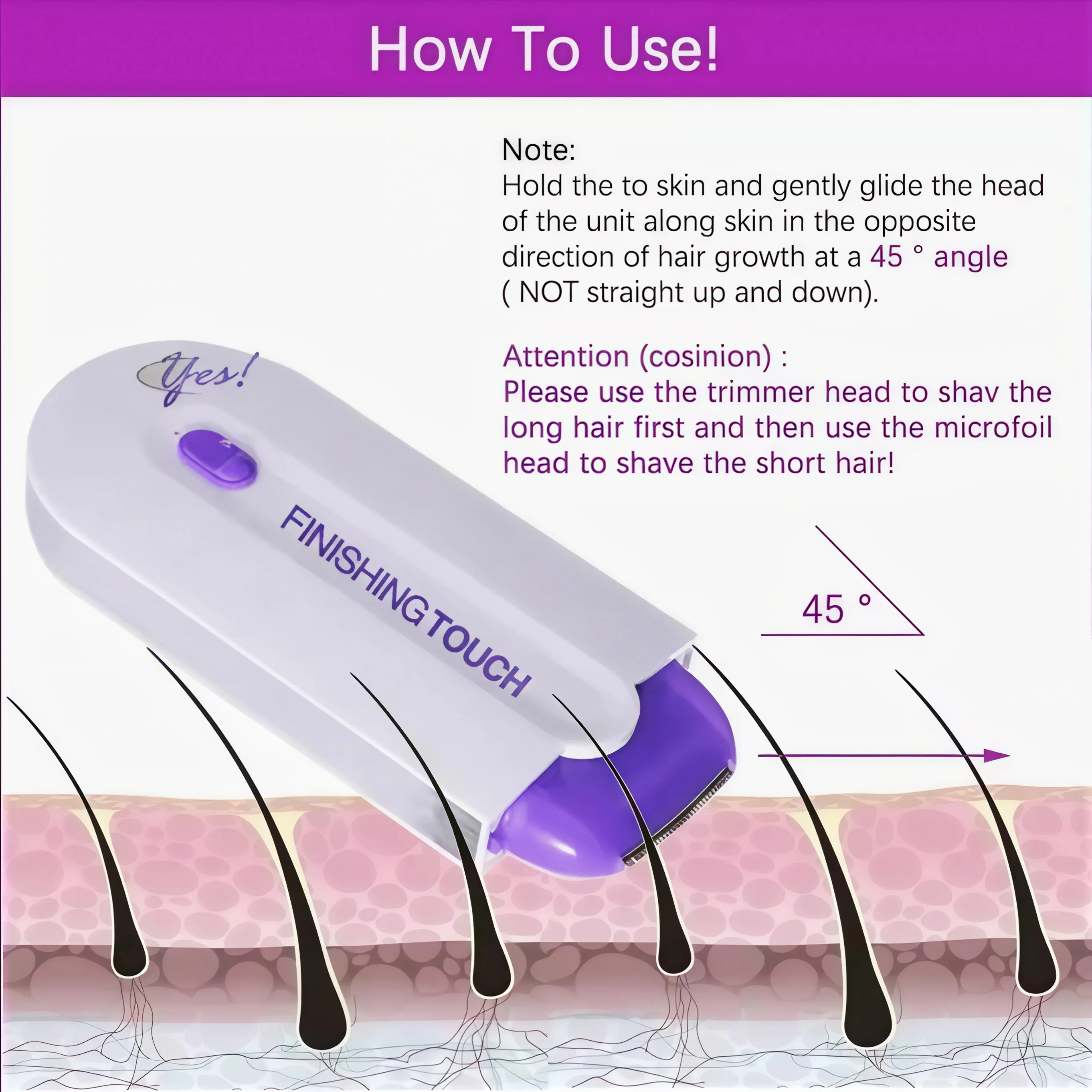 ماكينة تشذيب شعر الجسم الكهربائية - ماكينة تشذيب الفخذ للرجال - ماكينة تشذيب البيكيني للنساء - ماكينة حلاقة رطبة/جافة، رؤوس قابلة للاستبدال، USB #4