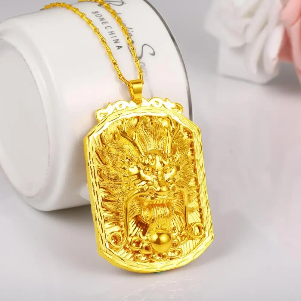 

Hot Sale Thailand Style Keep Color Necklace Gold Pendant Necklace Designs Jewelry For Men