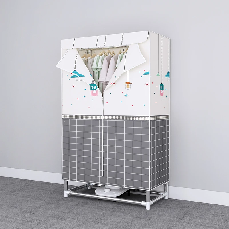 

Latest 25mm Steel Pipe Portable Drying Machine with Remote Control Double Layer Stackable Clothes Drying Rack
