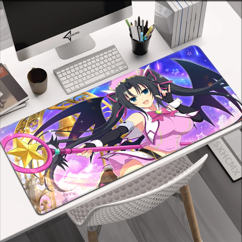 High School DxD Mousepad Gamer Computer Table Decoration Speed Big Mouse Pad Large Setup Gaming Accessories Keyboard Desk Rug