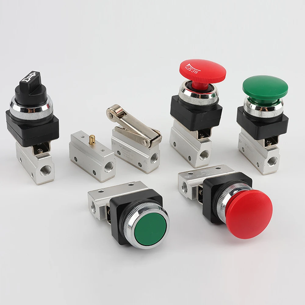 MOV-01 MOV-02 MOV-03 MOV-03A Pneumatic Mechanical Valve Pneumatic Valve 2 Way 2 Position 1/8