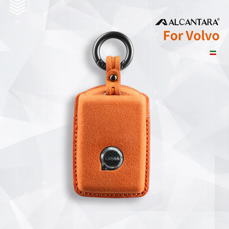 Fashion new goatskin car Remote key case cover For Volvo XC60 V60 S60 XC70 V40 S80 V704 Auto Key Fob Shell Keychain Accessories