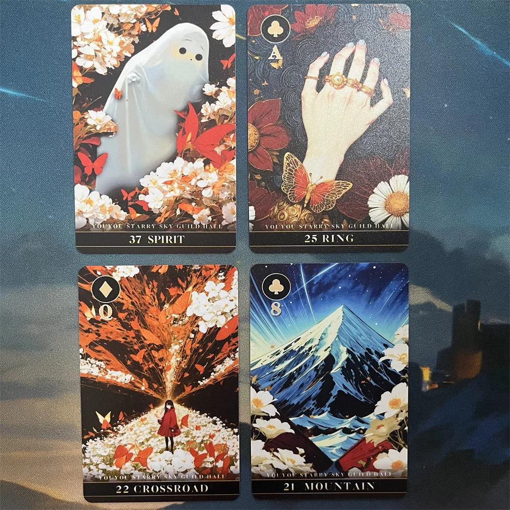 Dek Terkenal Psikologi Badai Merah Peramal Oracle Ramalan Ajaib Kartu Lenormand Pesta Astrologi Permainan Papan Penyihir Modern