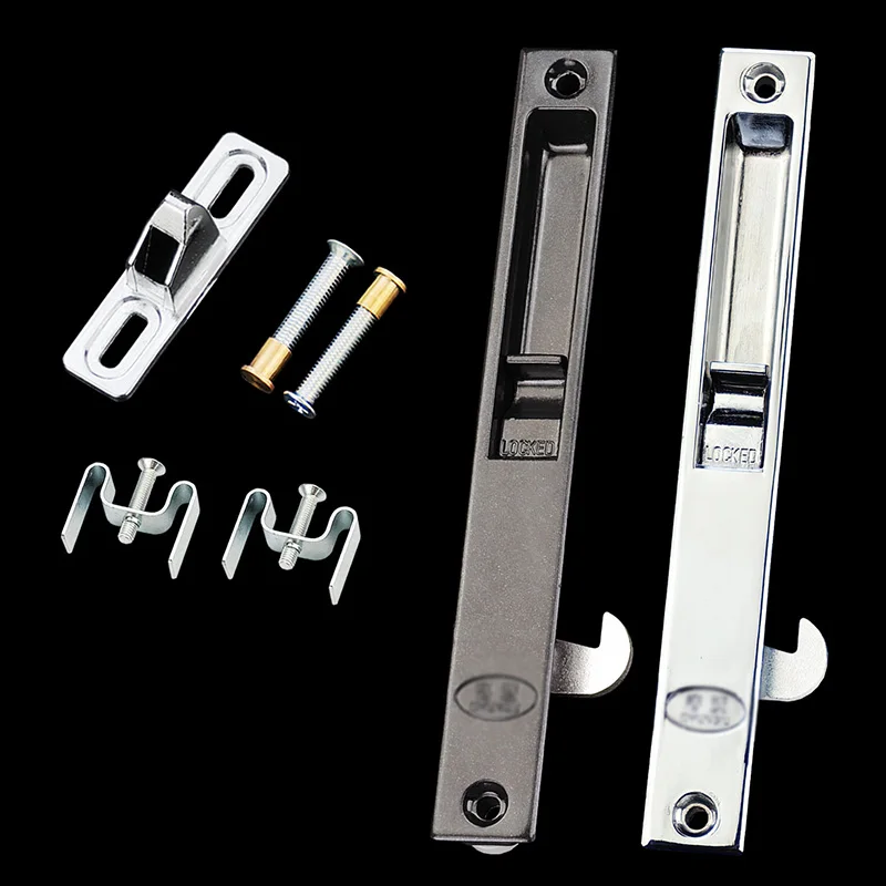 

1PCS Old Style 90 Type Aluminum Alloy Door Window Hook Lock Sliding Window Lock Balcony Sliding Door Lock Bolt Buckle Hook Lock