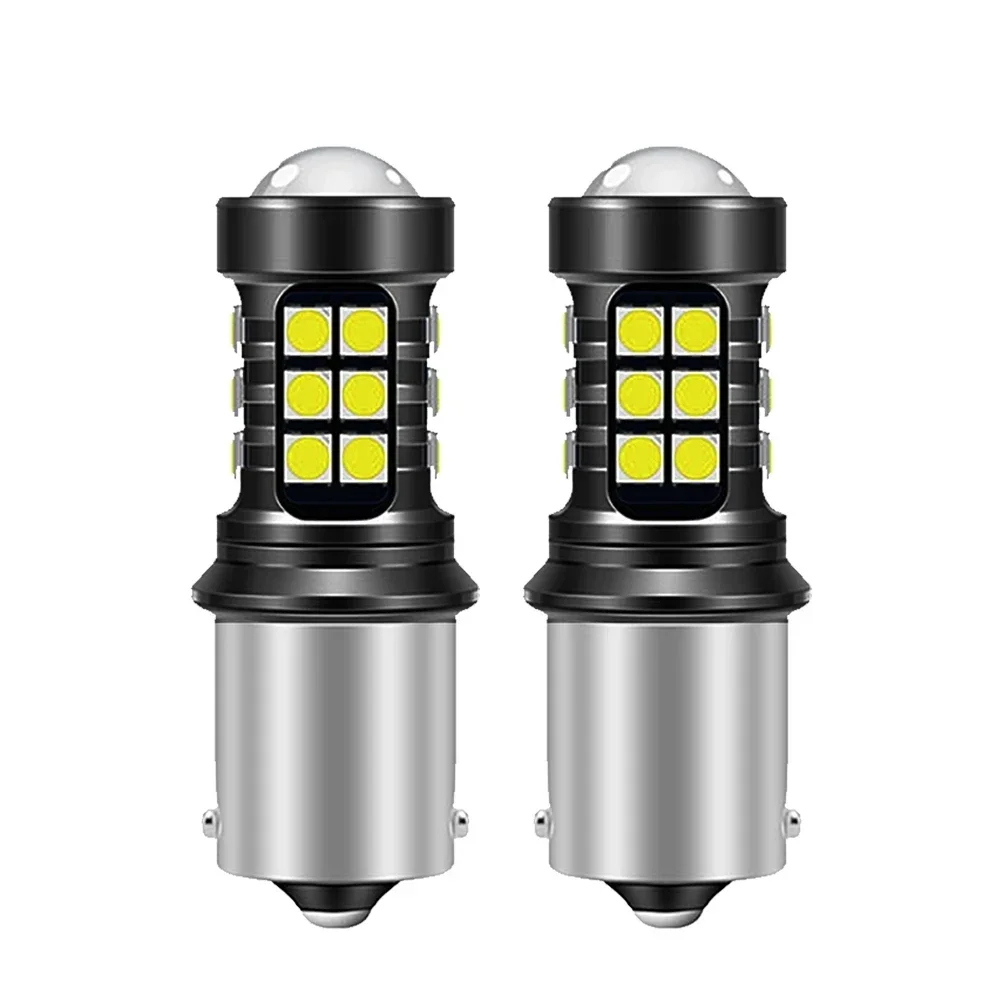 2x W16W T15 1156 P21W BA15S 7440 W21W WY21W LED Bulbs 3030 27SMD White Backup Light 921 912 Car Reverse Lamp Xenon White 12V T10