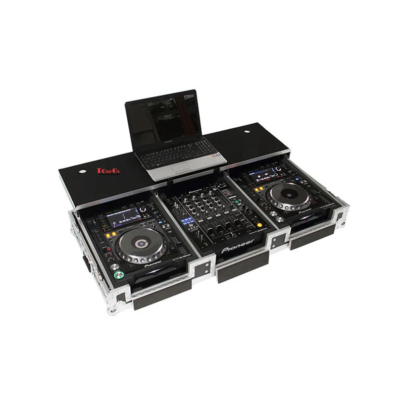 Amp CDJ/DJM Slider Coffin Flight Case For Sale