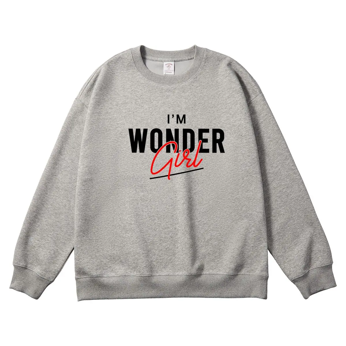 Oversized Women's Pullover New Graphic Woman Tops Female Sweatshirt Round Neck Long Sleeve Autumn Thick Clothes